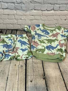 Larkspur Dinosaur Pattern Bamboo Daywear Set